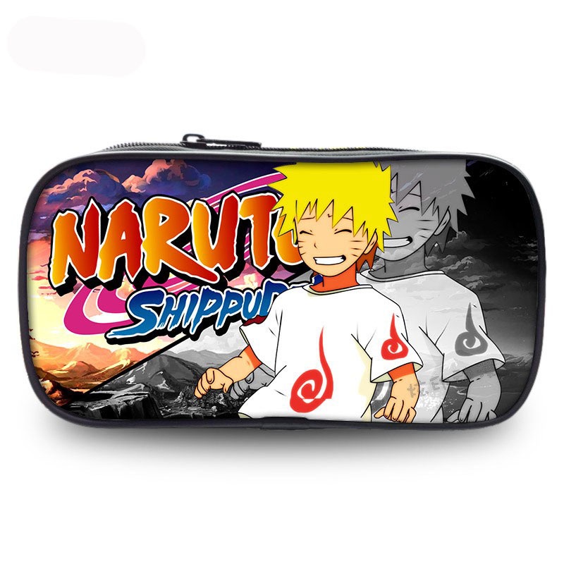 Túi Đựng Bút Chì Sức Chứa Lớn Họa Tiết Hoạt Hình Naruto Nippon Sáng Tạo