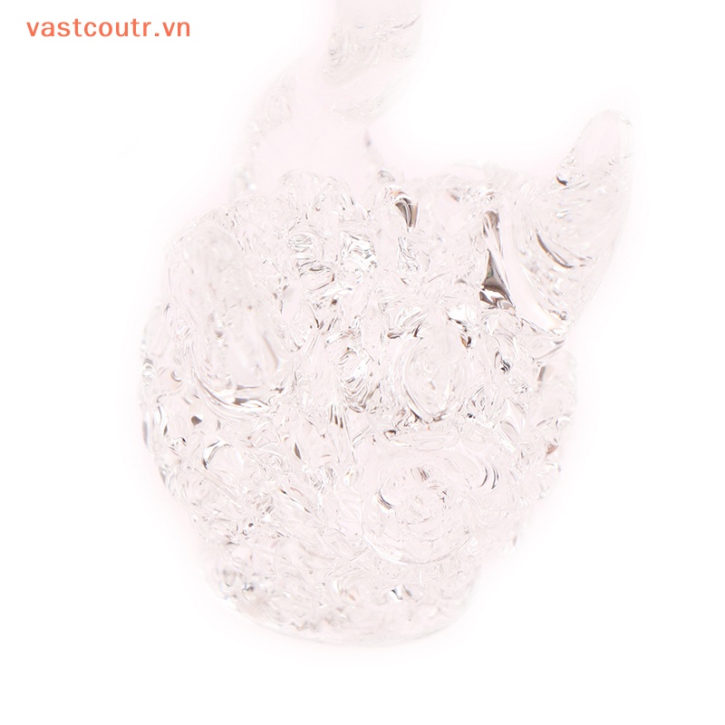 1 Bức Tượng Thiên Nga Bằng Thủy Tinh Pha Lê Để Bàn Trang Trí Nội Thất