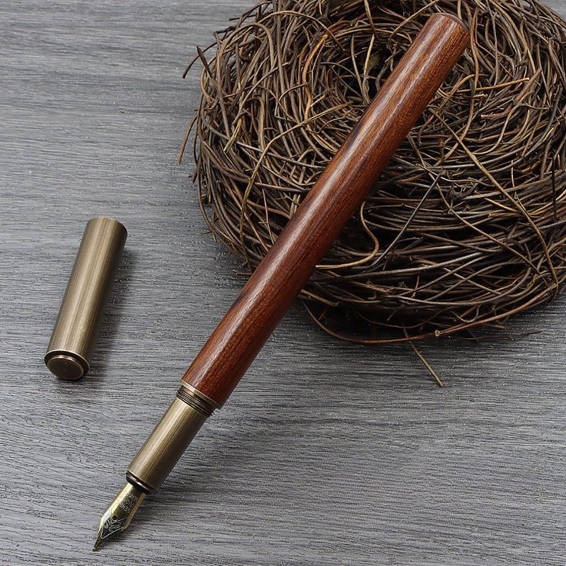 Bút Máy Gỗ Đàn Hương Phong Cách retro Cao Cấp Cho Học Sinh