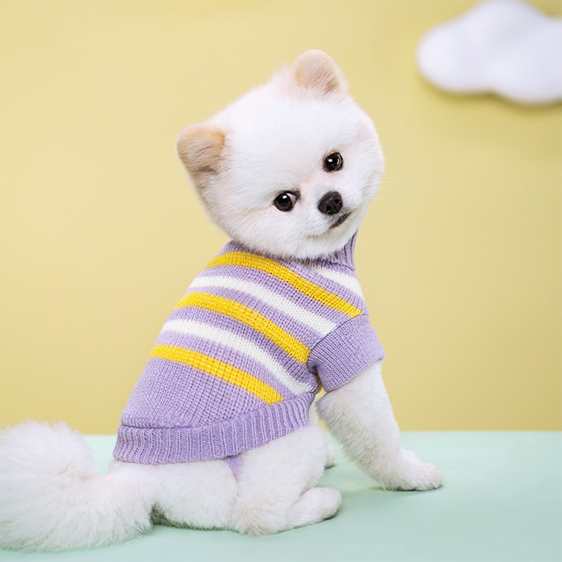 Áo sweater Dệt Kim Ấm Áp Nhiều Màu Sắc Thời Trang Cho Thú Cưng