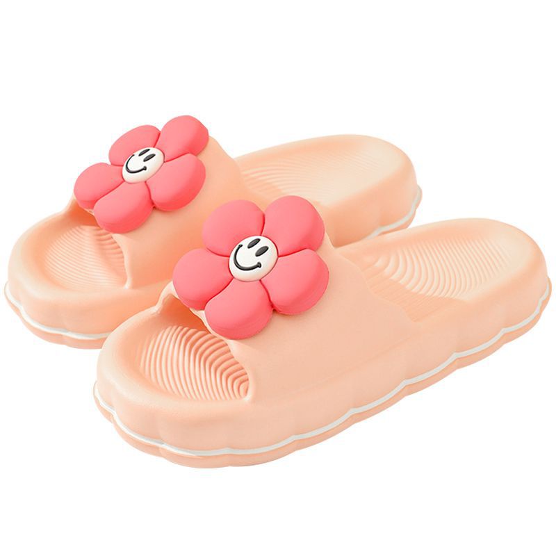 Dép Đi Trong Nhà Đế Dày Siêu Mềm Chống Trượt Họa Tiết Hoạt Hình Cho Nữ