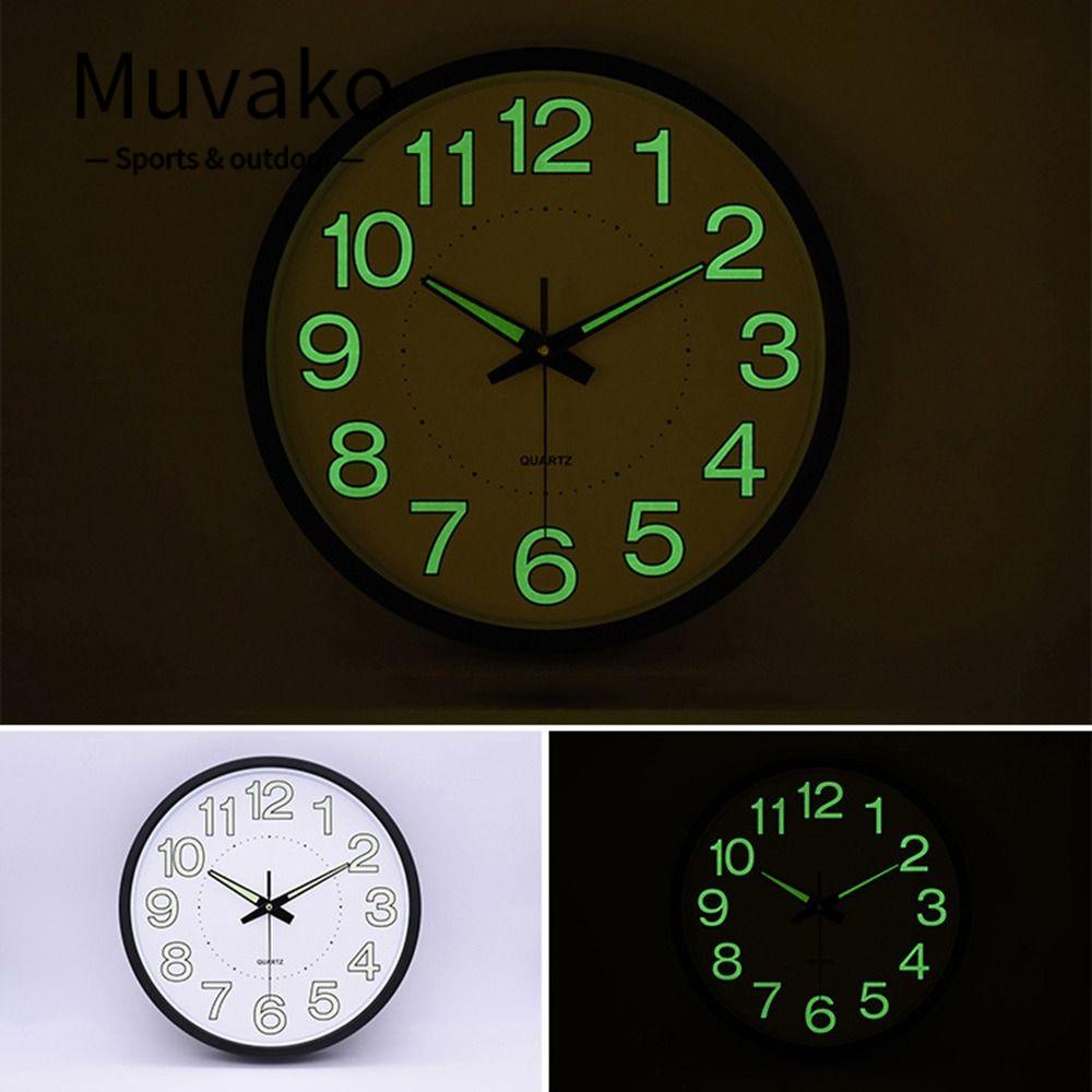 Đồng Hồ Treo Tường Dạ Quang MUVAKO