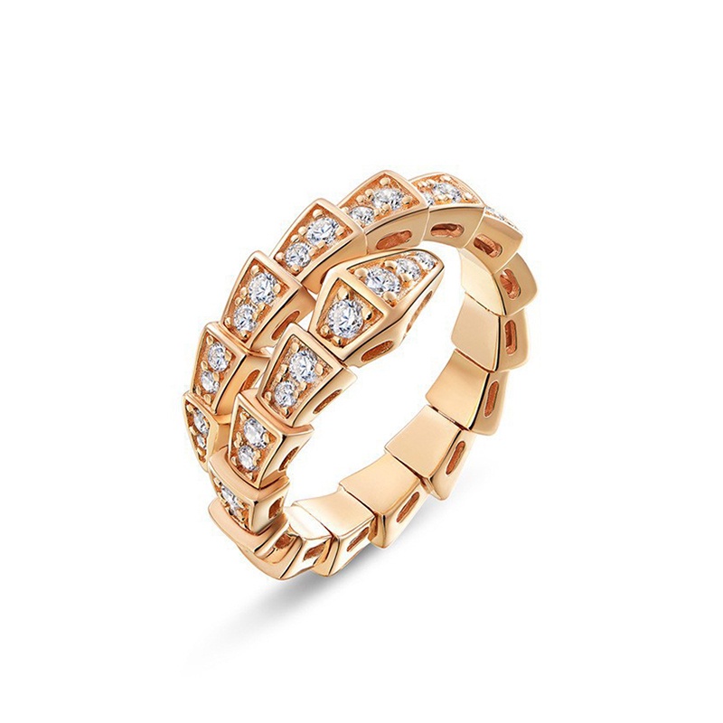 Nhẫn Titan Không Gỉ Mạ Vàng 18k Đính Đá zircon aaa + zircon