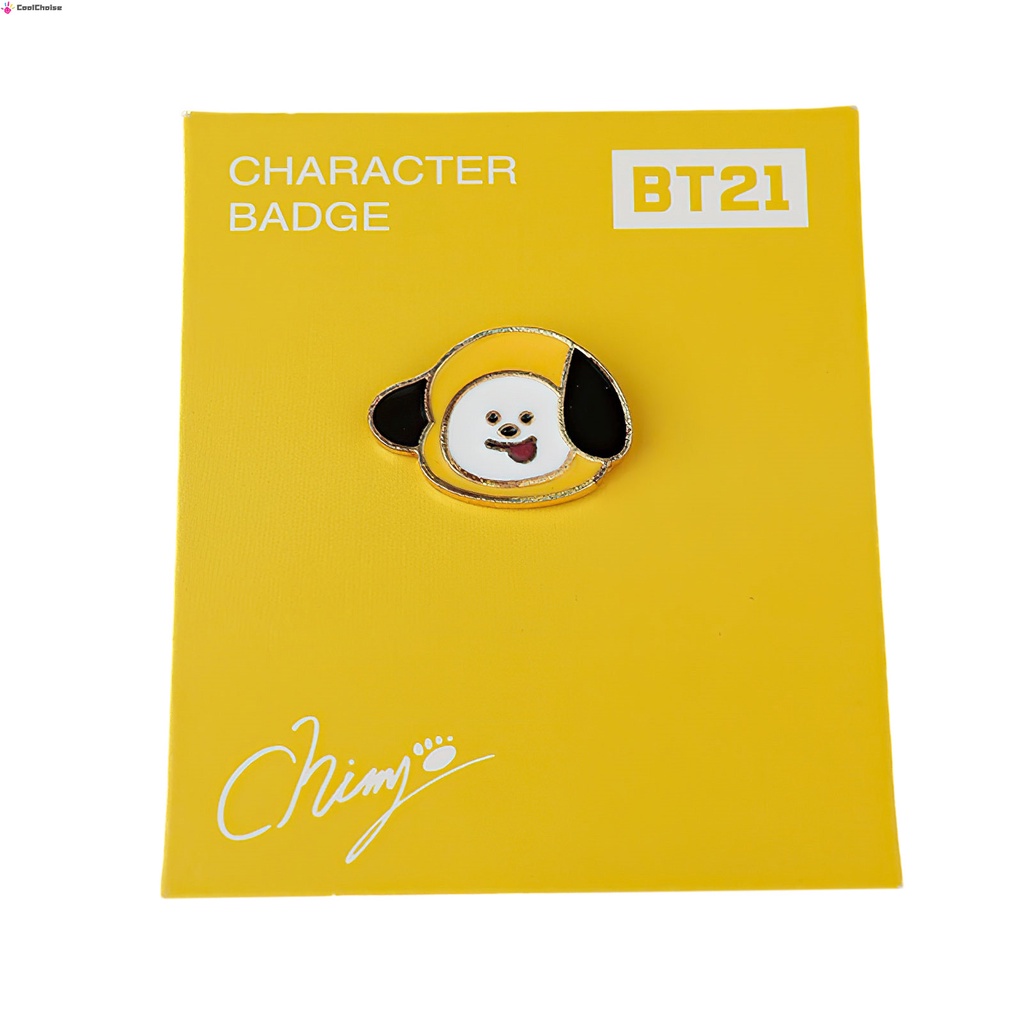 Trâm Cài Áo Màu Sắc Tươi Sáng Phong Cách Nhóm Nhạc BTS BT21