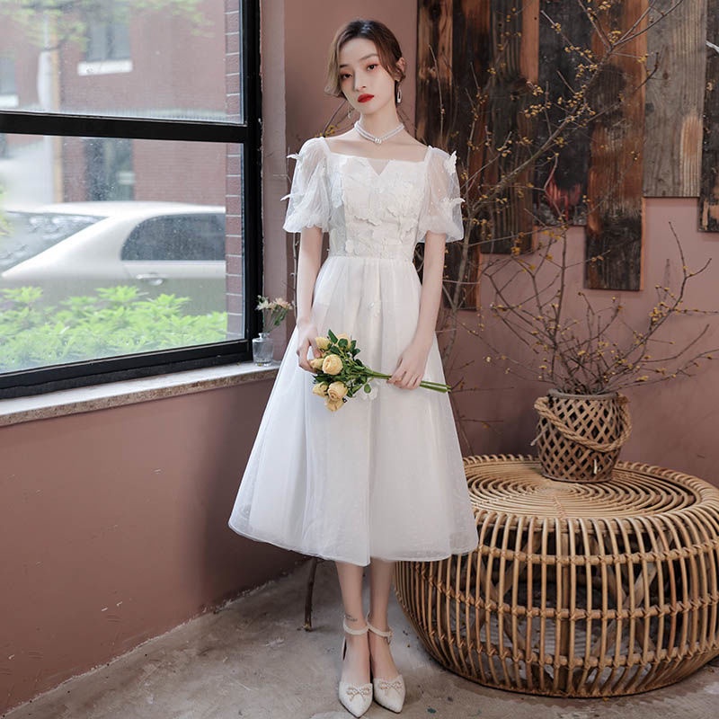 Váy dạ hội nhỏ váy kiểm tra nghệ thuật mùa hè người nổi tiếng tiệc sinh nhật cổ tích món quà người lớn 18-year-old thường có thể mặc cao