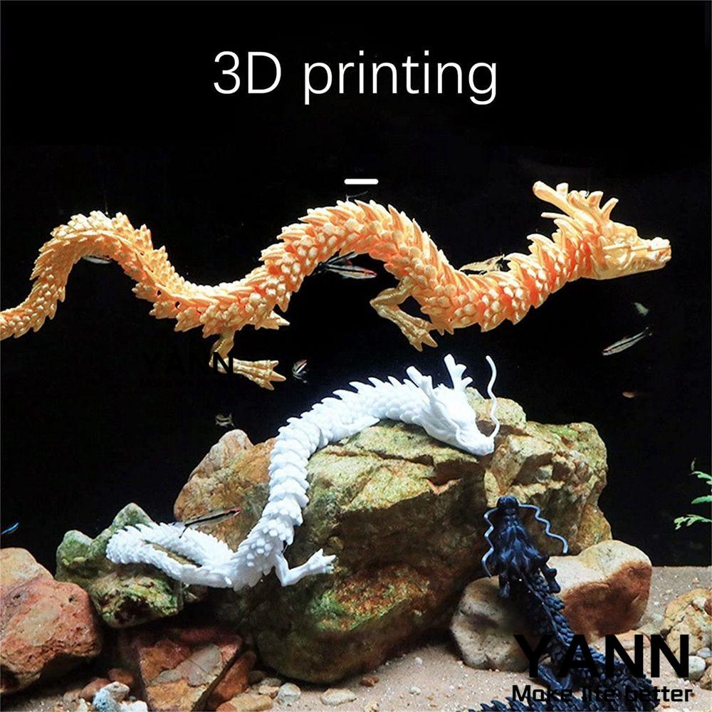Tượng Hình Rồng 3D Có Khớp Cử Động Độc Đáo Trang Trí Bể Cá Cảnh