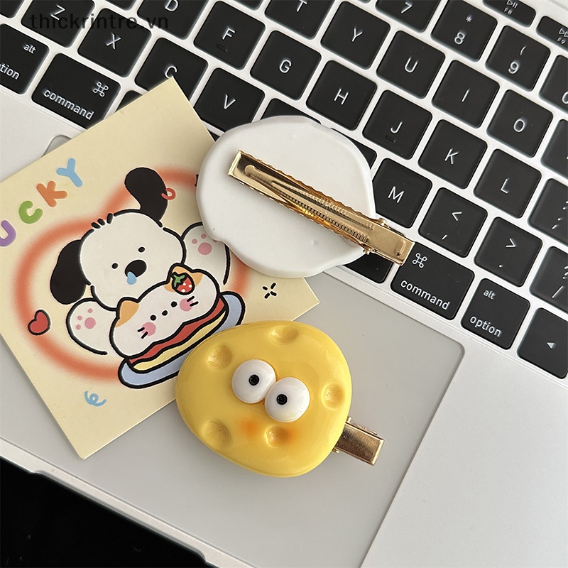 Set 2 Kẹp Tóc Hình Phô Mai Vàng Ngộ Nghĩnh
