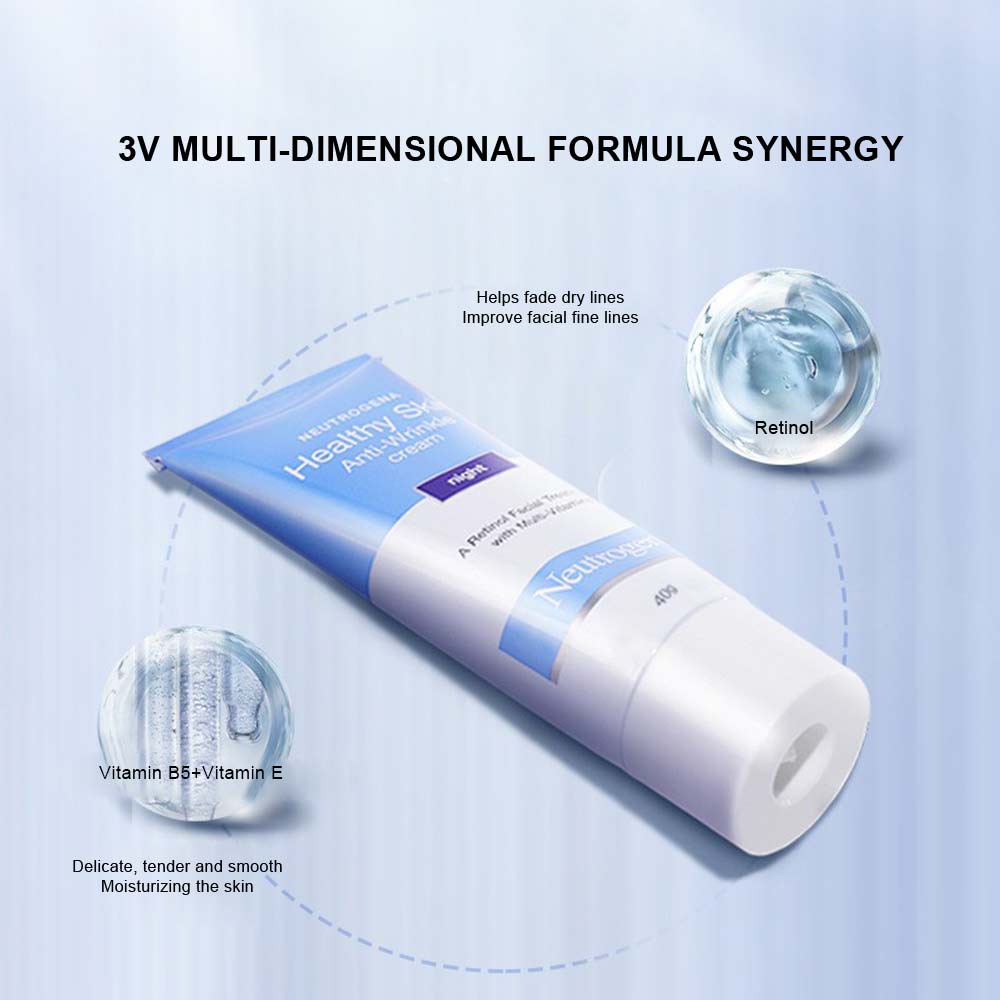NEUTROGENA Healthy Skin Anti-Wrinkle night cream 40ml Anti-Wrinkle Cream Night With Retinol - 1.4 Oz Face Cream