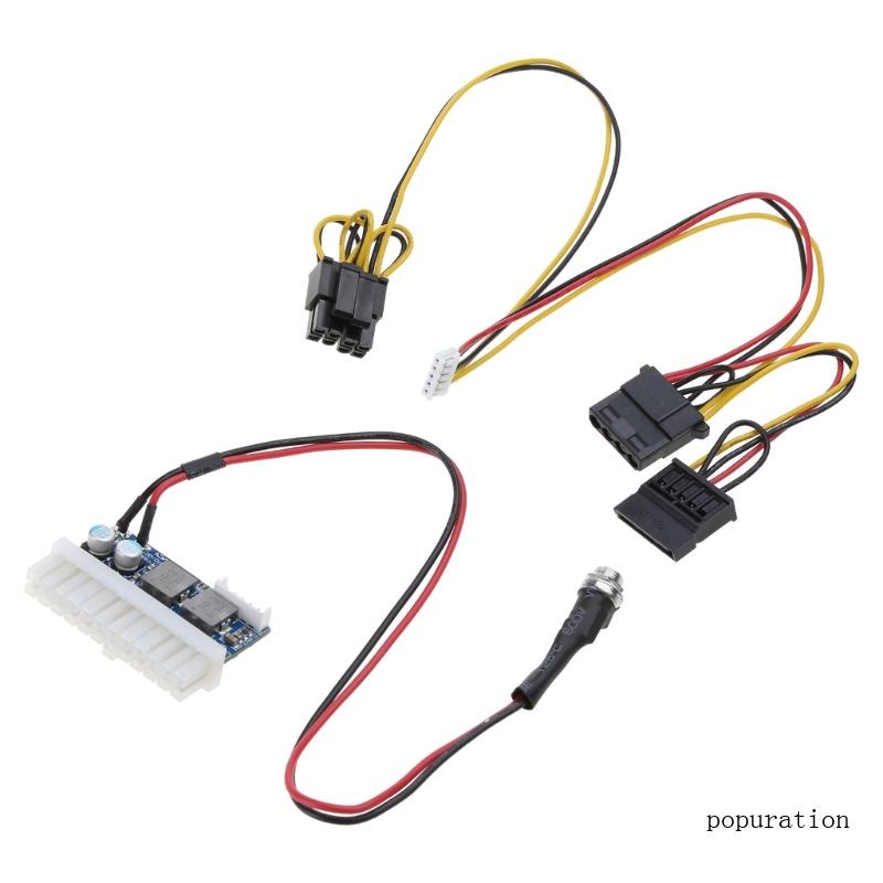 Mô-đun Nguồn Mini ITX DC 12V 160W 24Pin Pico ATX PSU Cho Xe Hơi