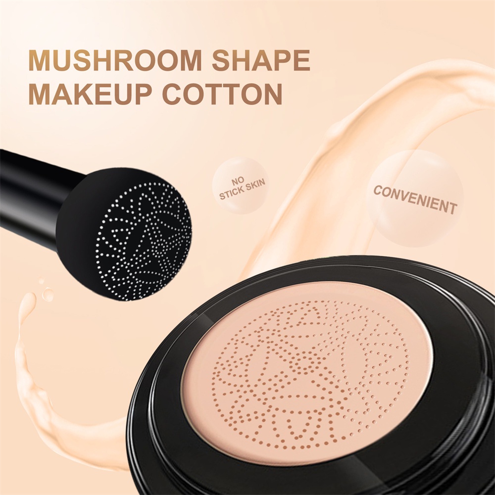 Đầu Nấm Air Cushion Kem Bb Che Khuyết Điểm Trên Mặt Làm Sáng Da Dưỡng Ẩm Tự Nhiên Khỏa Thân Nền Trang Điểm JULYSTAR