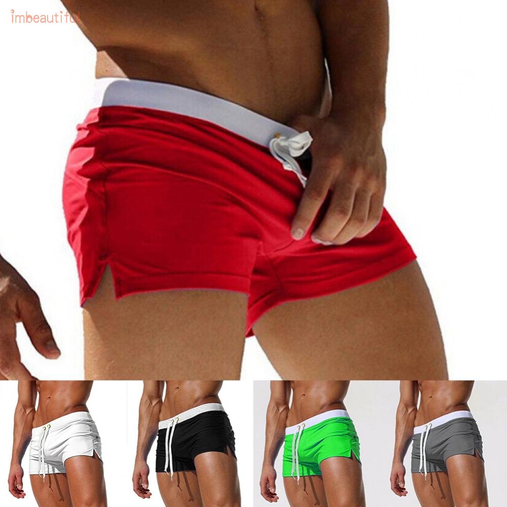 Quần Bơi Boxer Dây Rút Siêu Nhẹ Thoáng Khí Thời Trang Cho Nam Giới