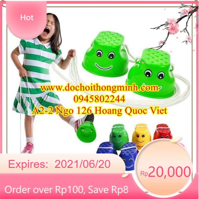 Cà kheo nhựa có hình mặt cười ngộ nghĩnh