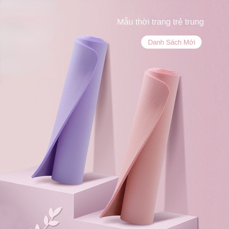 Thảm Tập Yoga Dày Dặn Thấm Hút Tốt Chống Trượt Tiện Dụng