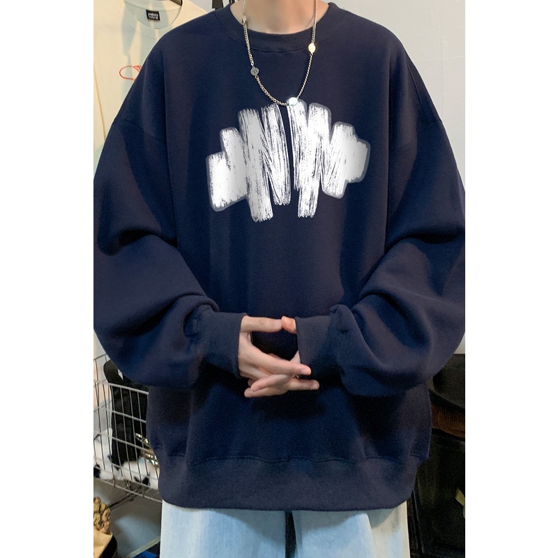 IFNICEFUTURE Áo Thun Tay Dài Cổ Tròn Phong Cách Hong Kong Thời Trang Mới Cho Nam Và Nữ