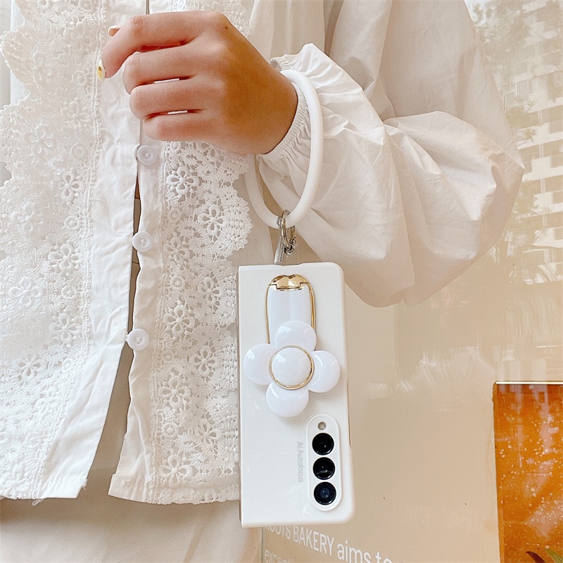 Bao Da Điện Thoại Có Nhẫn Gài Cho samsung galaxy z fold 5 4 3 2 5g Ốp