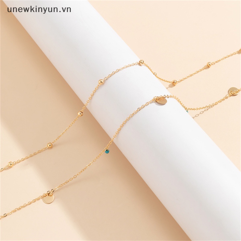 Dây Đeo Hông Nhiều Lớp Đính Hạt Phong Cách Boho Thời Trang Mùa Hè Cho Nữ