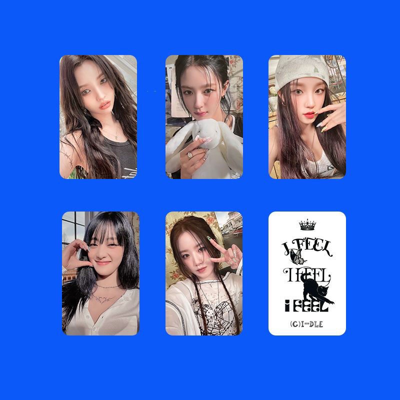 Gi-dle girl album Ảnh Thẻ Bài Hát yuqi Cảm Giác Va Chạm Tự Làm Mới