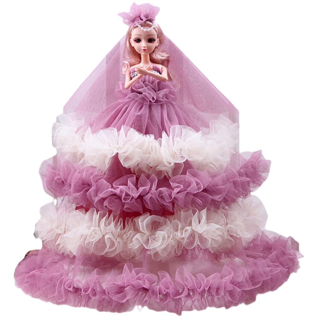 Salzburgstore.tw Búp Bê Công Chúa Cô Dâu Có Khớp Chuyển Động Mắt To Và Quà Tặng Hoàn Hảo Cho Bé Gái