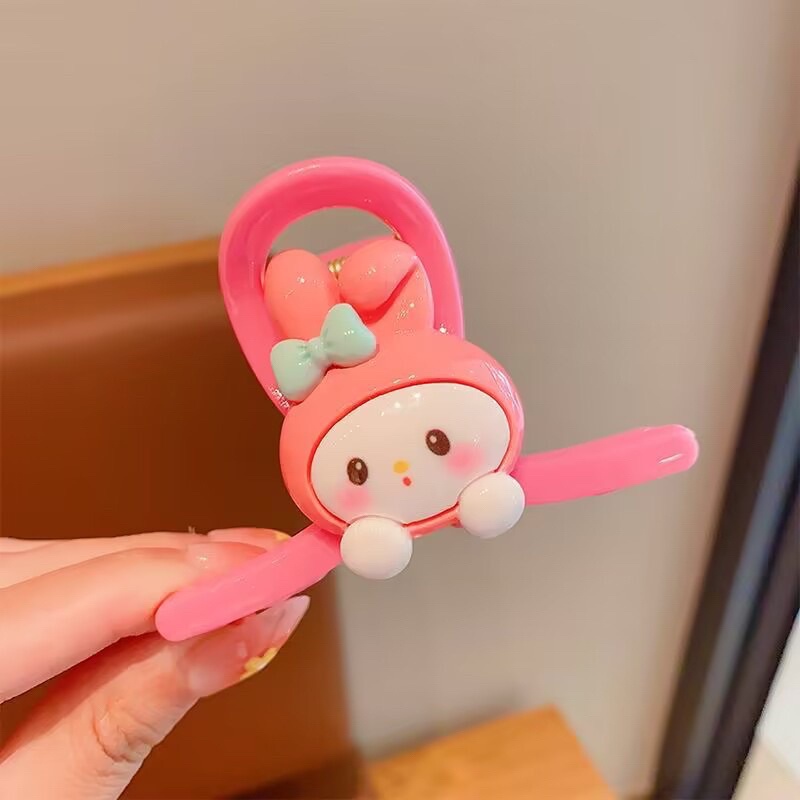 SÉT 4 KẸP TÓC CÀNG CUA HÌNH GẤU DÂU CUTE CHO BÉ
