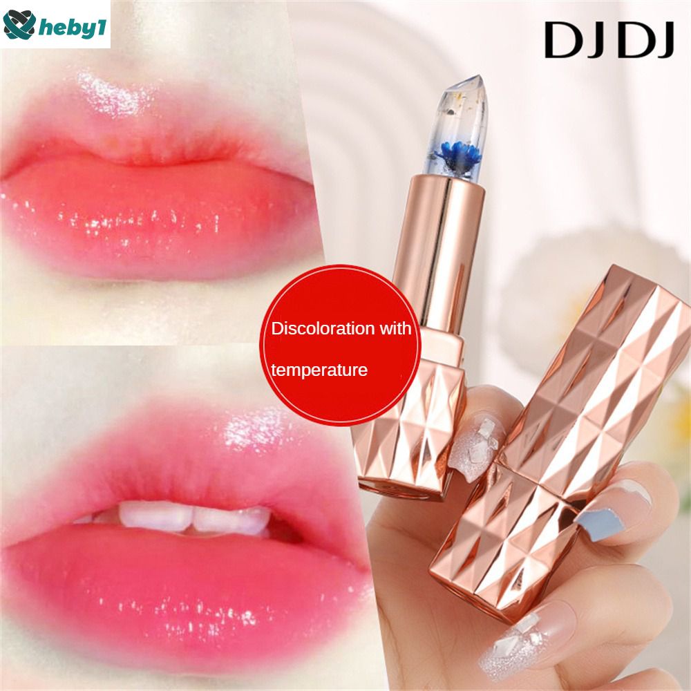 Thạch Son Môi Đổi Màu Trang Điểm Thay Đổi Nhiệt Độ Dưỡng Ẩm Không Dễ Dính Vào Cốc Son Tint Hoa Son Dưỡng Môi heby1