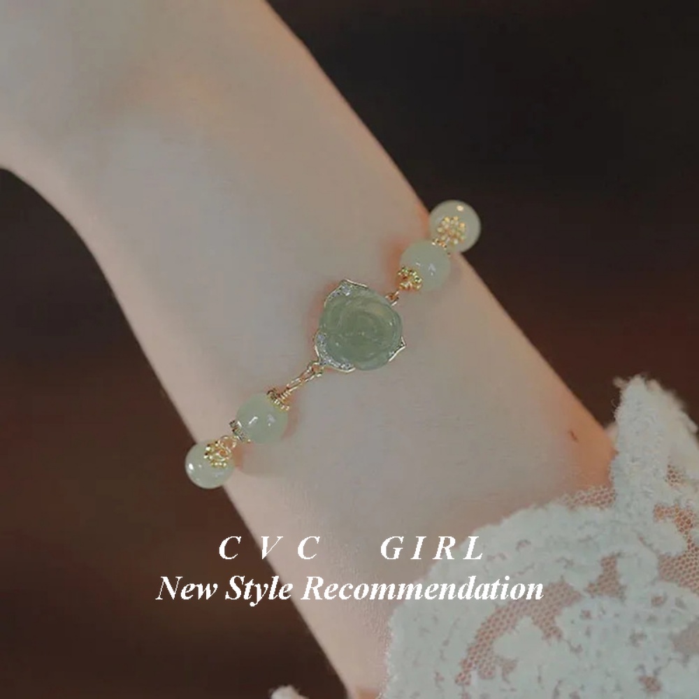 Vòng Tay Ngọc Bích Hetian Dễ Phối Đồ Thời Trang Cho Nữ