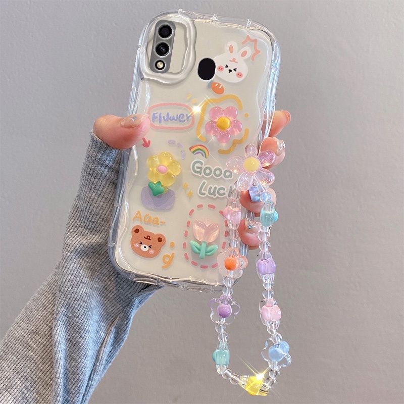 Ôp Điện Thoại Dẻo Họa Tiết Hoạt Hình Kèm Búp Bê Dễ Thương Cho samsung a30 a20 a205 a305 m10s a52s a50s a30s a54 a34