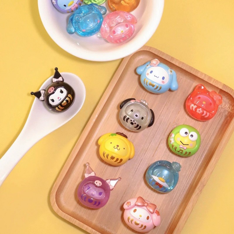 Mô Hình Gia Đình Sanrio MINI Dharma Hoạt Hình Sáng Tạo Trang Trí Bàn Làm Việc