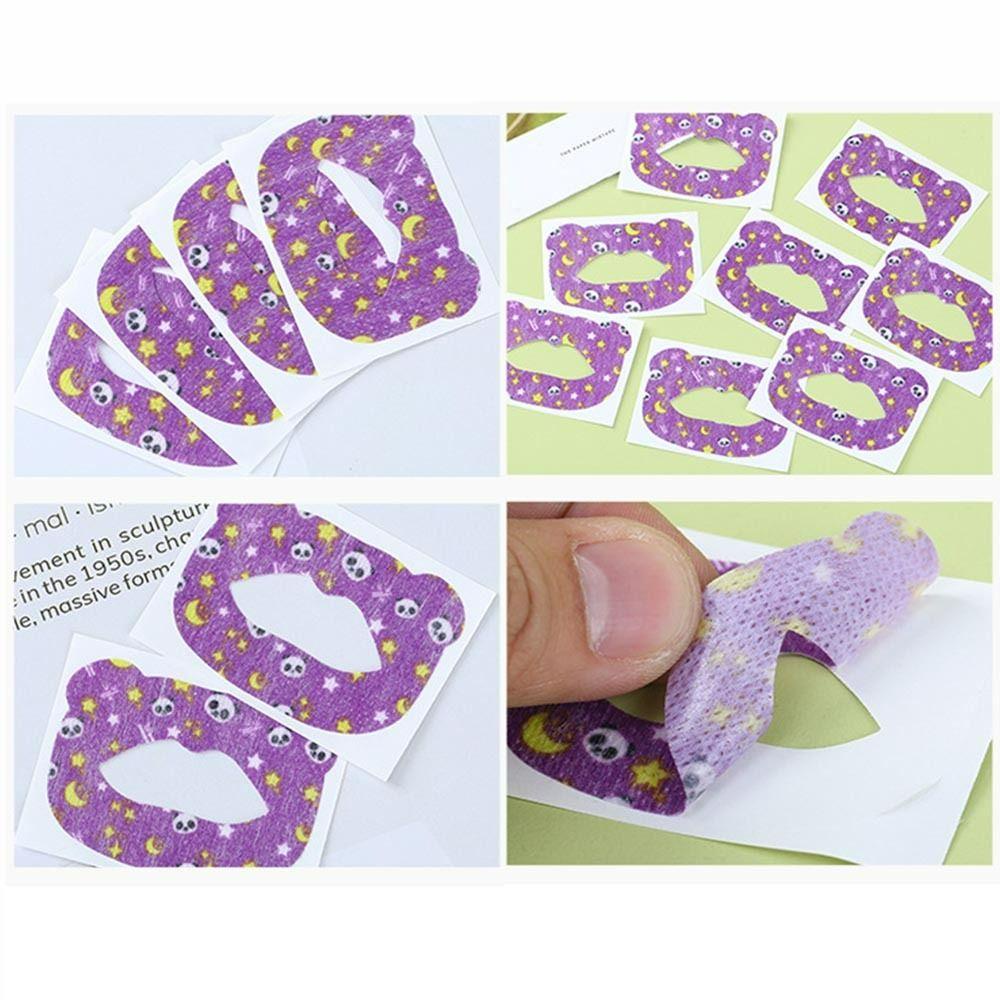 Banana1 30 cái băng ngậm miệng, chăm sóc sức khỏe ngừng ngáy miệng miếng dán thở, thân thiện với da vải không dệt hỗ trợ giấc ngủ miệng dễ dàng ngủ băng cậu bé