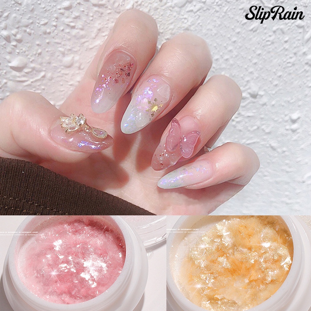 ❤1 Hộp Phụ Kiện Trang Trí Móng Tay Màu Sắc Tươi Sáng Siêu Mỏng Dễ Sử Dụng