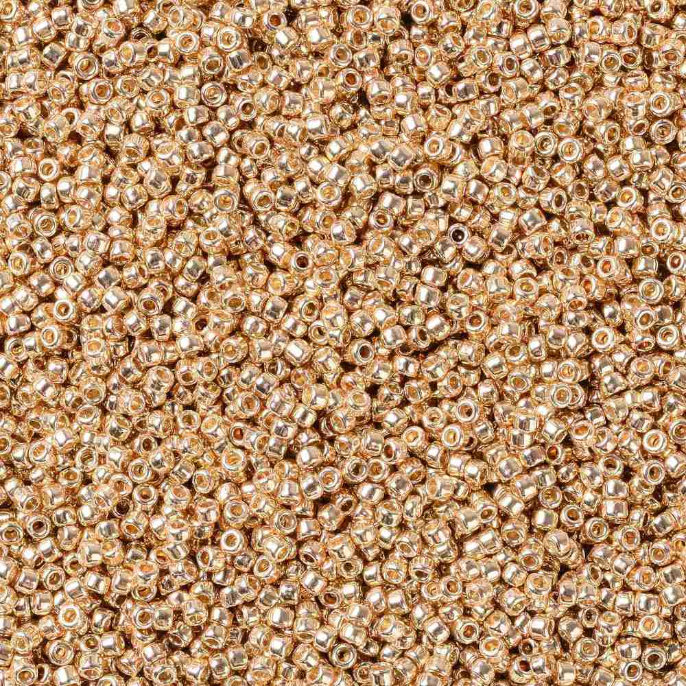 1bottle toho hạt giống tròn hạt giống nhật bản permafinish peach gold metallic / opaque ab cherry / opal lustre cherry 15/0 1.5mm lỗ: 0.7mm khoảng 3000 chiếc / chai 10g / chai