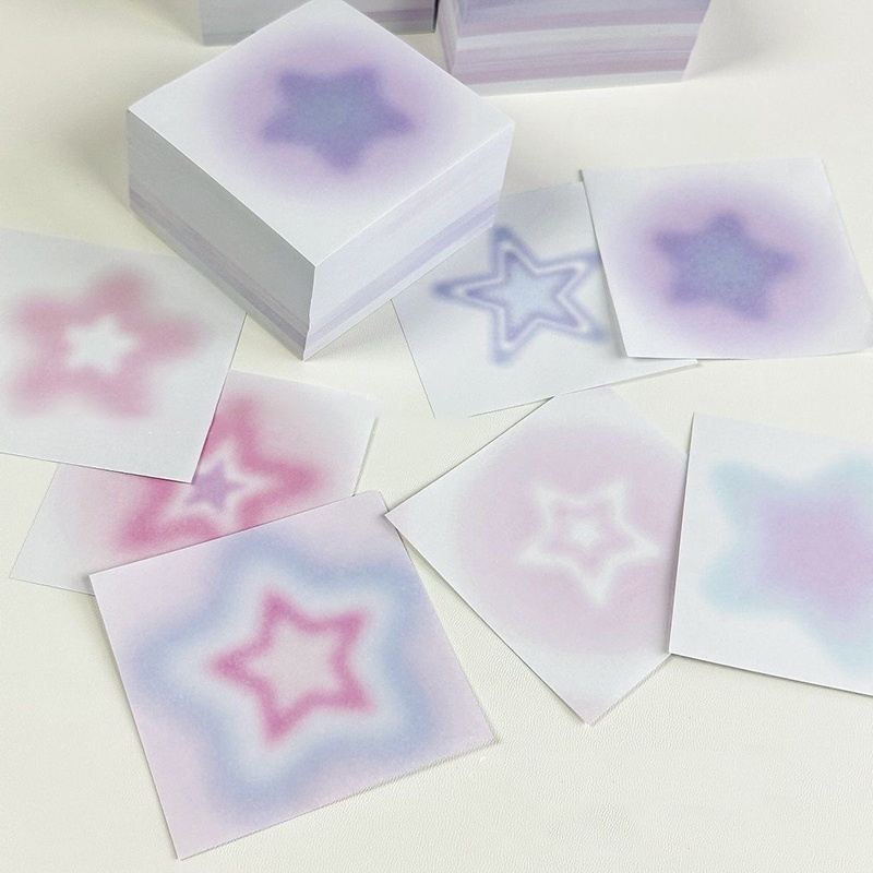 Set 400 Tờ Giấy Ghi Chú Chống Dính Siêu Dày Hình Vuông JP4