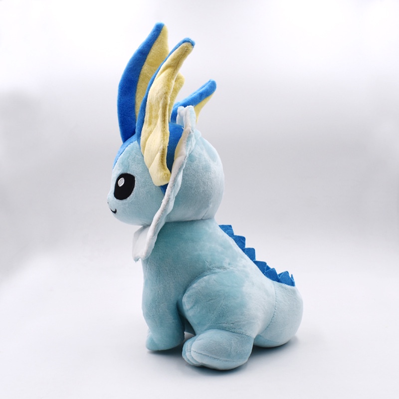 Ere1 30 cm pokemon vaporeon búp bê sang trọng quà tặng cho trẻ em trang trí nội thất eeveelution đồ chơi nhồi bông cho trẻ em ném gối