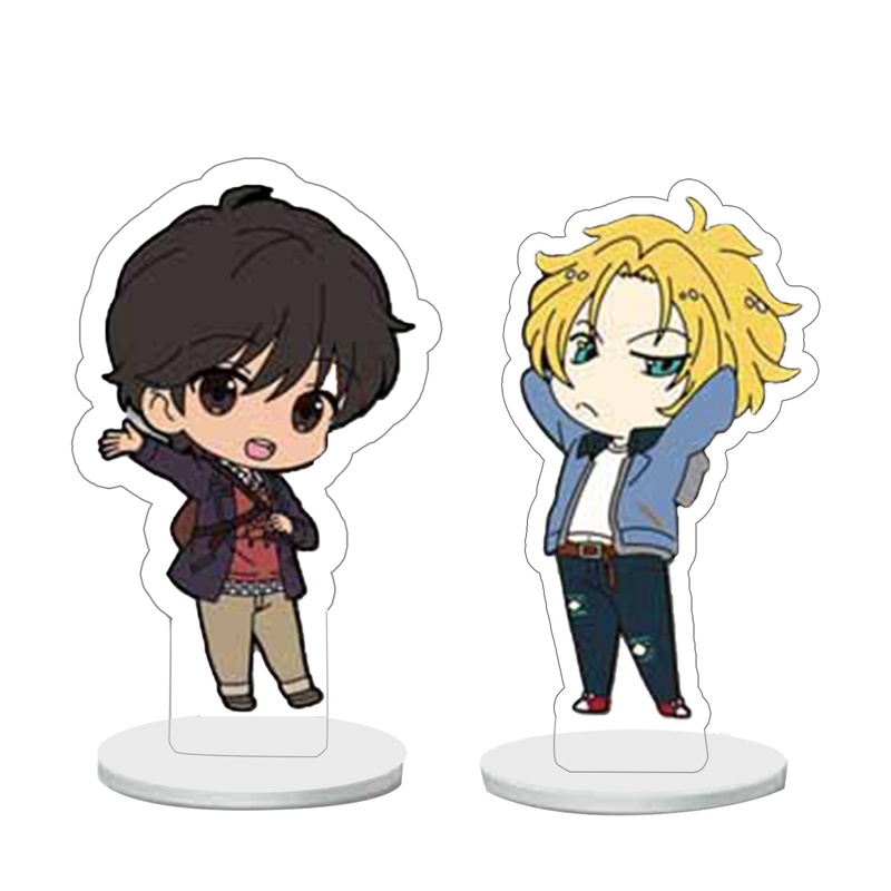 Phim hoạt hình nóng cá chuối acrylic đứng mô hình tấm anime serie cá chuối đứng hình trang trí cho nam giới nữ trang trí bàn