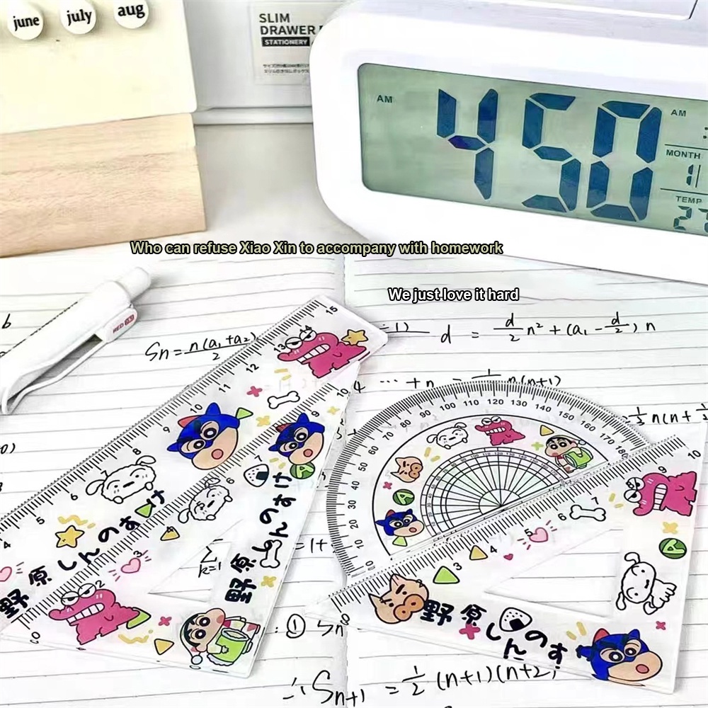 Dễ Thương Bóp Viết Da pu Hình Lục Giác In Hình shin-chan Phối Khóa Kéo