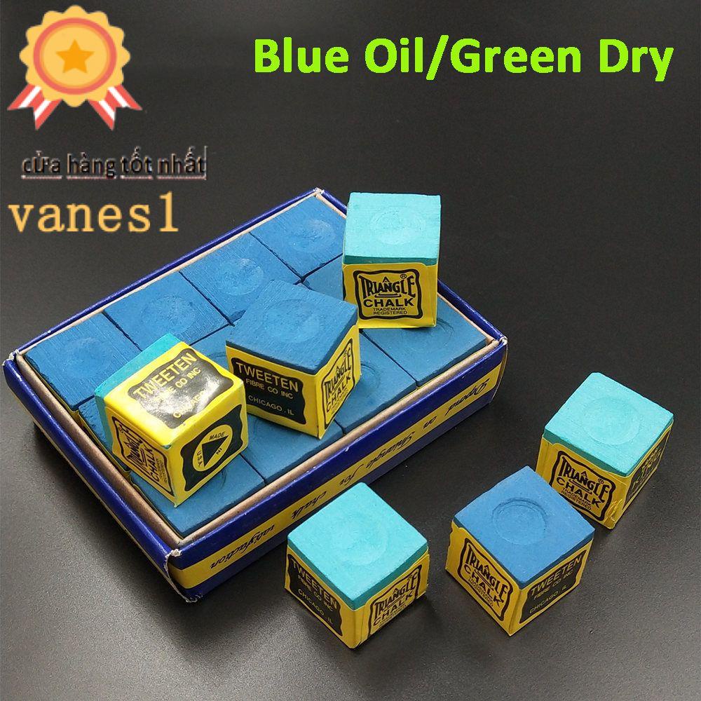 Vanes1 billiard chalk professional calcium carbonate green dry billiards phụ kiện no-slip snooker cue chalk