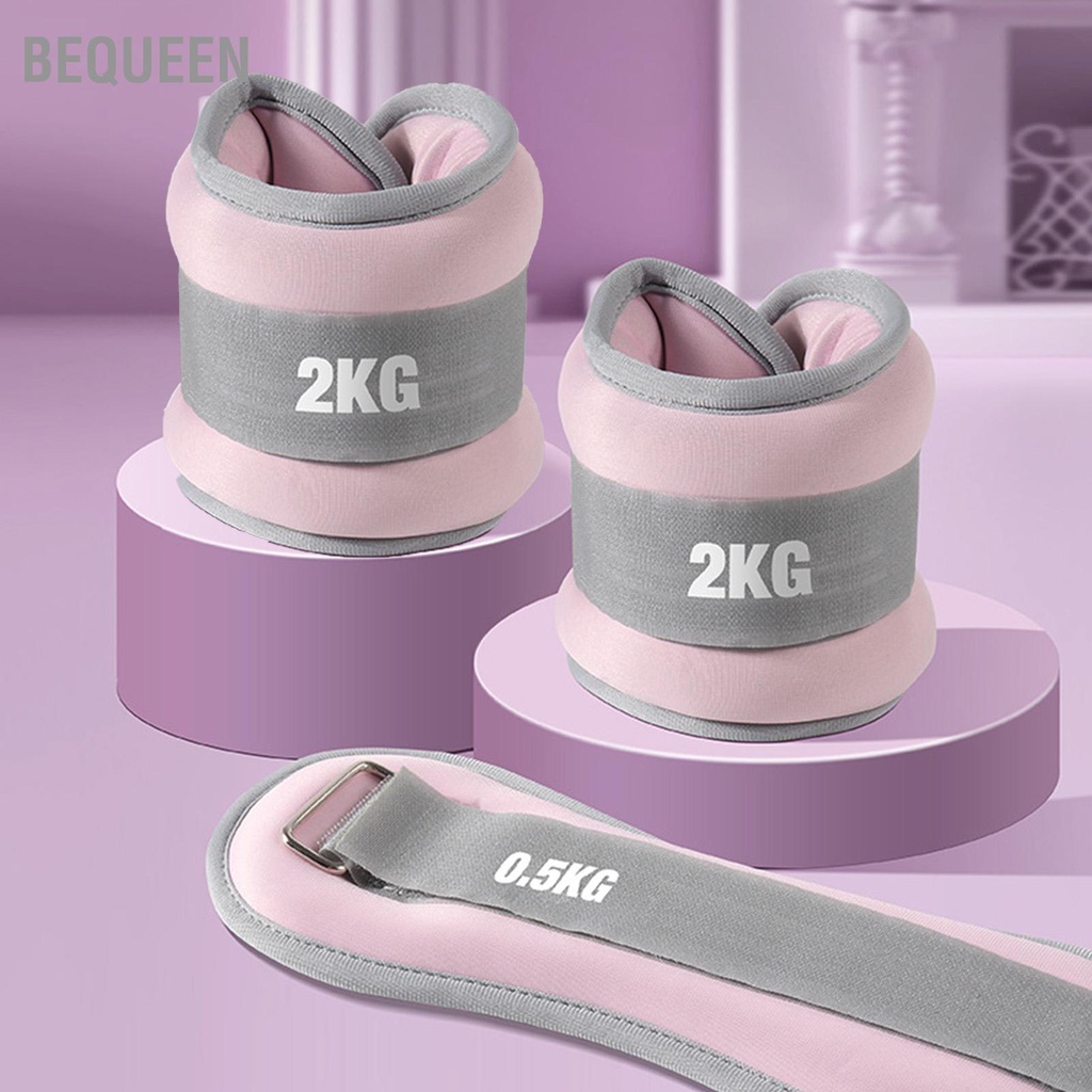 Bequeen 2 Chiếc Tay Buộc Bao Cát Dây Đeo Có Thể Điều Chỉnh Móc Và Vòng Tập Luyện Sức Mạnh Mắt Cá Chân Cho Khiêu Vũ