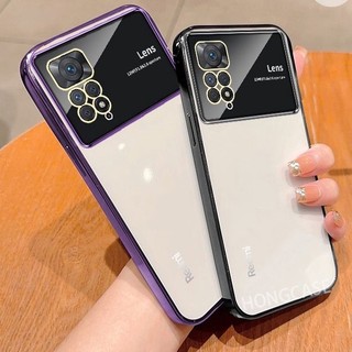 Vỏ cho xiaomi redmi note 11 11s 10 10s pro plus note11 note11s 5g 4g Ốp điện thoại mềm tpu mạ dẻo chống va đập ống kính máy ảnh bảo vệ vỏ trong suốt