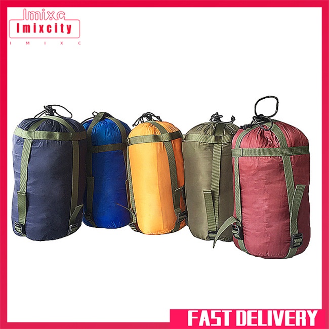 Túi ngủ cắm trại ngoài trời imixcity gói nén gói lưu trữ võng gói nhẹ cho du lịch cắm trại trôi dạt