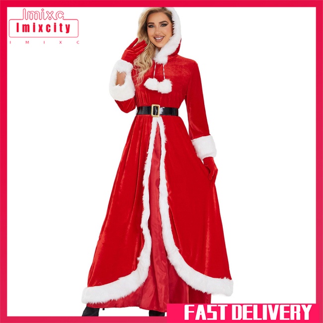 Imixcity 100% polyester sân khấu trang phục giáng sinh trang phục lễ hội trang phục tiệc