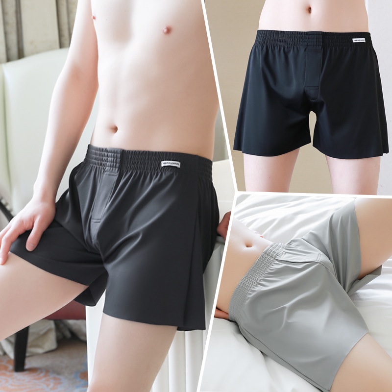 Quần Lụa Lạnh Mỏng Nhanh Khô Thoải Mái Chất Lượng Cao Thời Trang Mùa Hè Cho Nam 4037-al