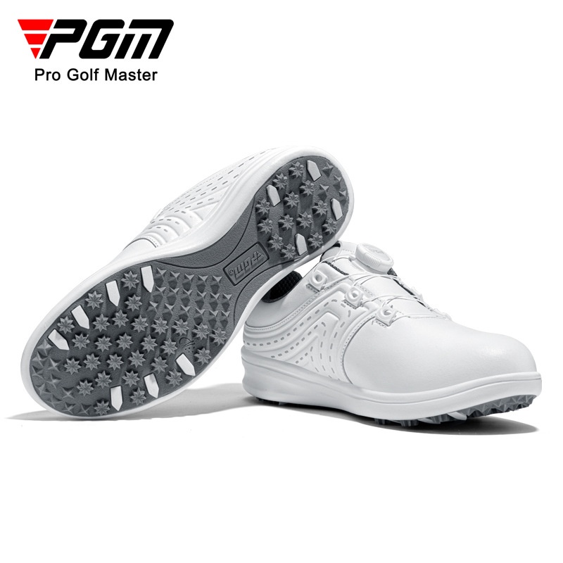 Pgm golf nữ giày thể thao không thấm nước giày thể thao chống trượt đế nổi nút quay phía trên giày golf nữ