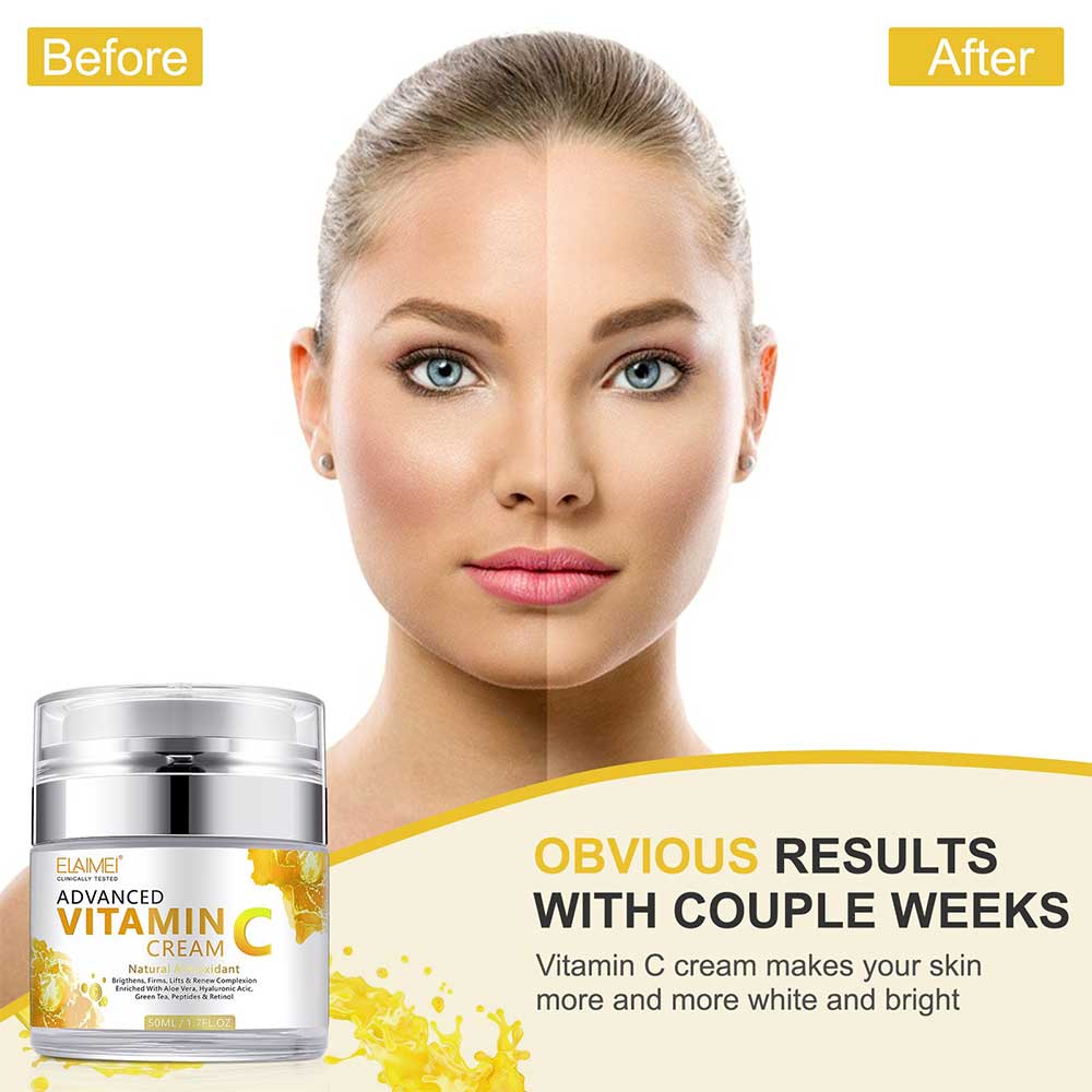 Vitamin C Cream Anti-aging Facial Hyaluronic Acid Retinol Wrinkle Moisturizer