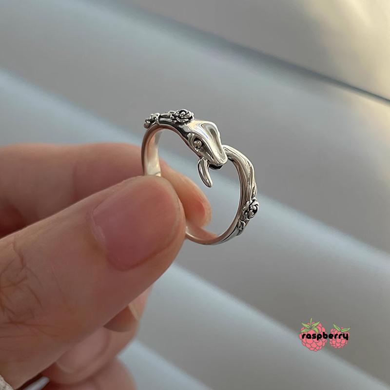 Nhẫn Thiết Kế Hình Rắn Độc Đáo Thời Trang Cao Cấp