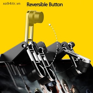 Xoitr pubg controller ak66 six finger gamepad trigger pubg metal trigger joy control pubg cho ios android mobile phone game pad vn