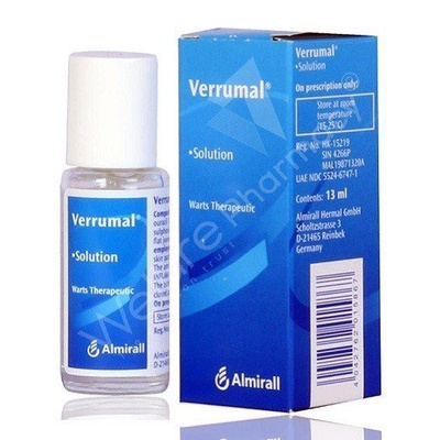 Verrumal solution bôi sùi mào gà lưỡi và vị trí đặc biệt, hết sạch sùi mào gà chính hãng Đức (Che tên SP)