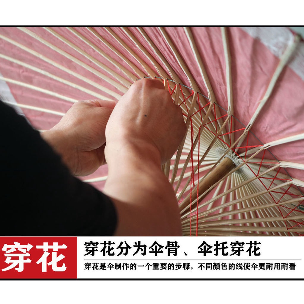 Xia Hui Dù Múa Giấy Dầu 70cm Phong Cách Trung Hoa Cổ Điển