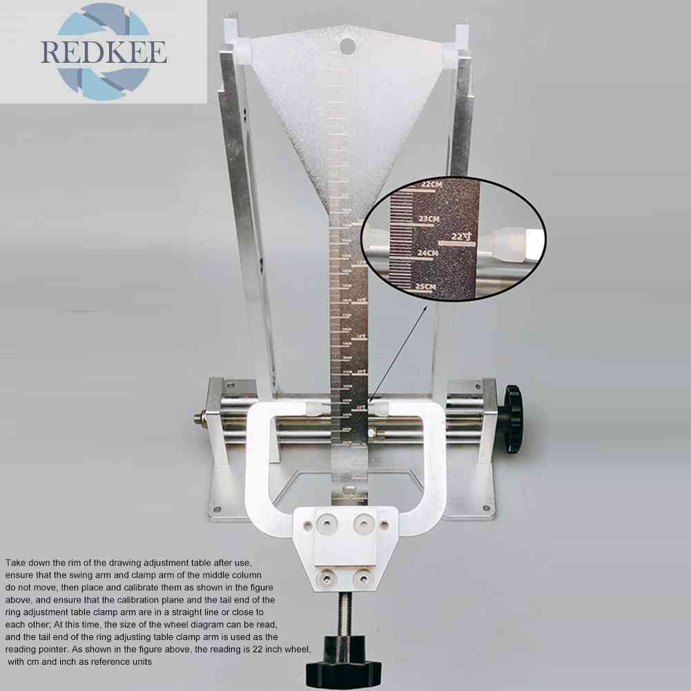 Dụng Cụ Đo Vị Trí Bánh Xe Đạp Nhỏ Gọn Tiện Lợi Đứng