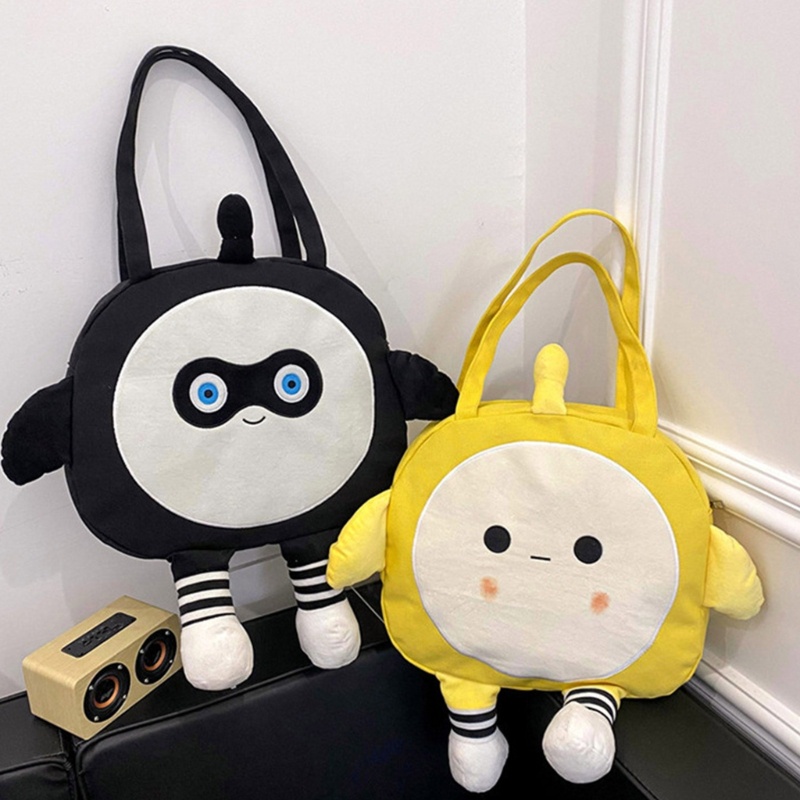 Túi Xách Canvas Cỡ Lớn In Họa Tiết Hoạt Hình Cho Nữ