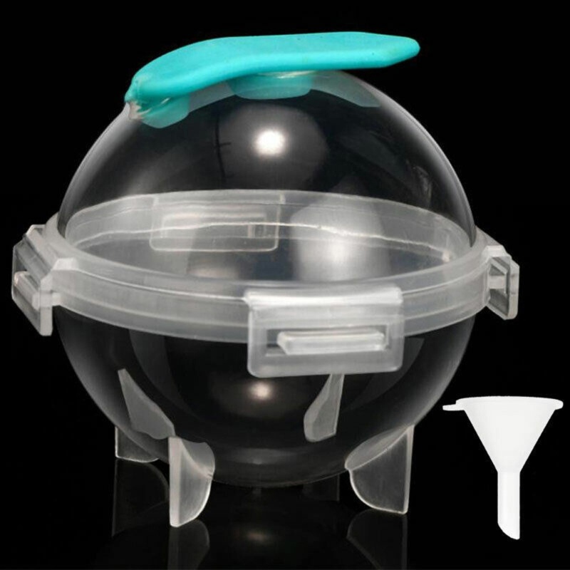 Khuôn Làm Đá Hình Tròn Bằng Nhựa Cỡ Lớn Tháo Gỡ Dễ Dàng Tiện Dụng