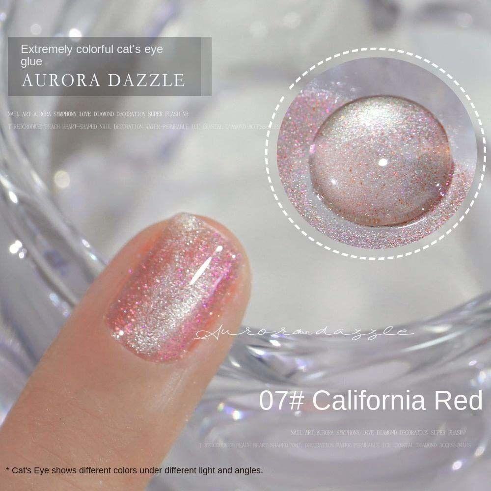 QQMALL Gel Uv Mắt Mèo Trang Trí Móng Tay Nghệ Thuật Thời Trang